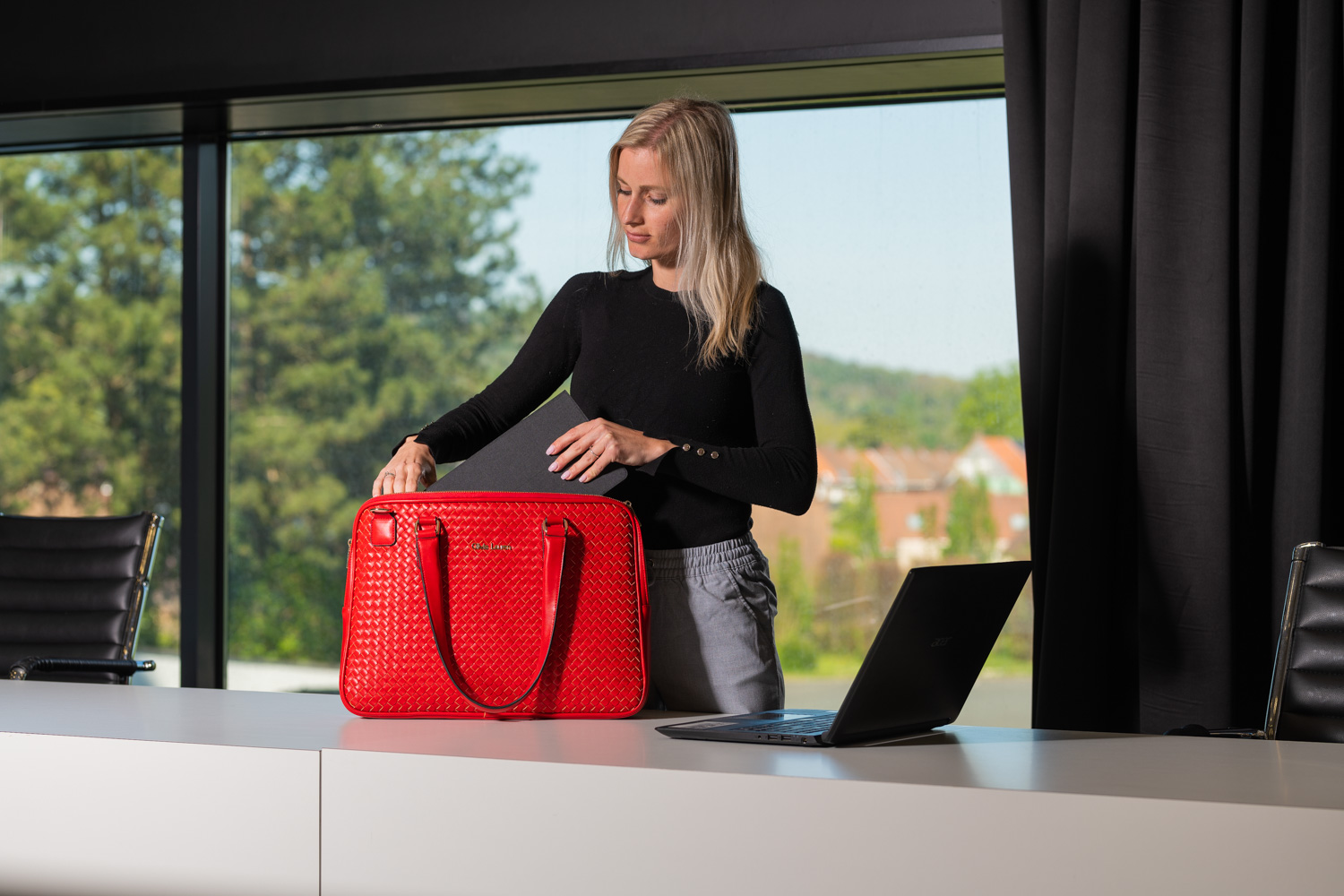 Reductor Pidgin leer Business tassen, kantoor tassen en reistassen voor dames.
